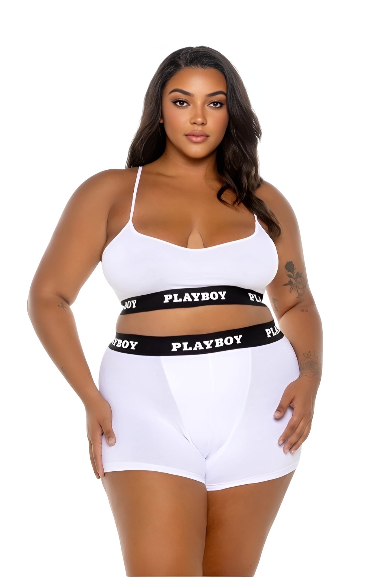 Playboy Bunny Sport Lounge Bralette 2pc Set