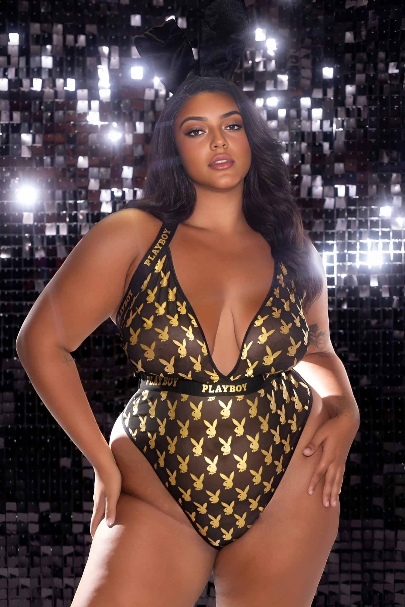 Playboy Foiled Bunny Teddy