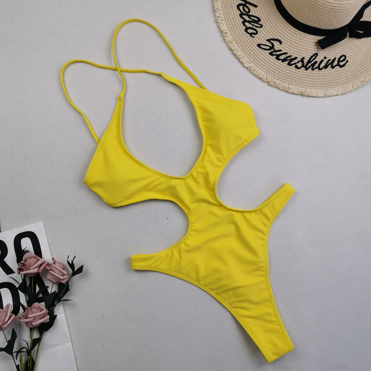 Sunburst Cutout Swimsuit